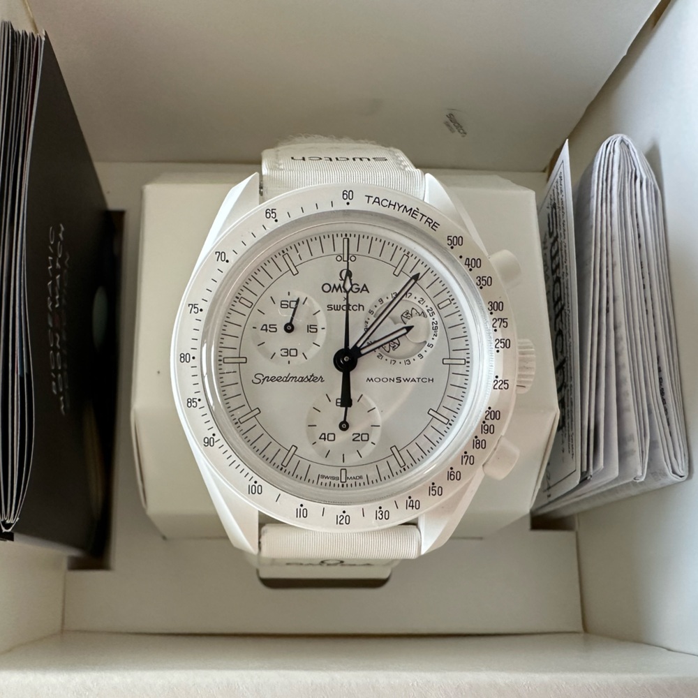 Omega x Swatch MISSION TO THE MOONPHASE - FULL MOON (with BOX)